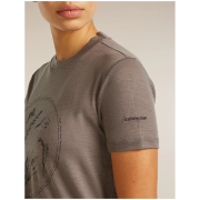 Ženska majica Icebreaker Merino 150 Tech Lite SS Crop Tee Seed Story