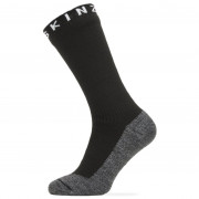 Vodootporne čarape SealSkinz WP Warm Weather Soft Touch Mid crna/siva Black/GreyMarl/White