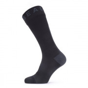 Vodootporne čarape SealSkinz WF All WT Mid Length with Hyd crna Black/Grey