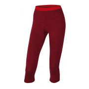 Ženske 3/4 hlače Husky Merino 100 crvena