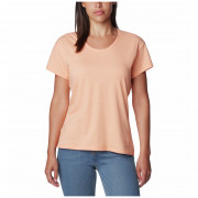 Ženska majica Columbia Sun Trek™ SS Tee narančasta Apricot Fizz Heather