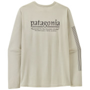 Muška majica Patagonia M's L/S Cap Cool Daily Shirt - Hut Tripper bijela Dyno White