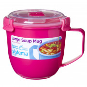 Šalica Sistema Large Soup Mug Color ružičasta