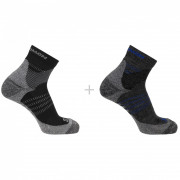 Čarape Salomon X Ultra Access Quarter 2-Pack siva
