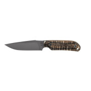 Nož TB OUTDOOR Commandeur All Purpose Knife Ziricote Wood Handle crna /smeđa