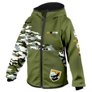Dječja softshell jakna WAMU Khaki kaki KHAKI