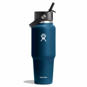 Termo boca Hydro Flask Wide Flex Straw Travel Bottle 32 Oz crna/plava INDIGO