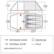 Turistički šator Vango Scafell 300 Plus