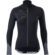 Ženski biciklistički dres Silvini Calvana crna/siva BlackCharcoal
