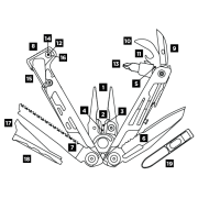 Multi-tool Leatherman Signal Coyote Tan