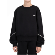 Dječja dukserica 4F Sweatshirt F2696 Deep Black crna Deep Black