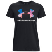 Ženska majica Under Armour W SPORTSTYLE LOGO SS crna/bijela Black / / White