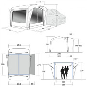 Šator za kamper Outwell Crossville 250SA