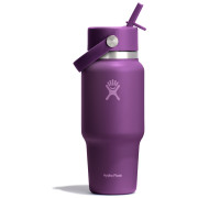 Termos Hydro Flask Wide Flex Straw Travel Bottle 24 Oz Ljubičasta beachplum purple