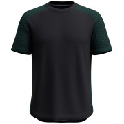 Muška majica Smartwool M Active Mesh Short Sleeve crna/zelena evergreen/black