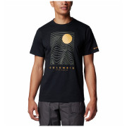 Muška majica Columbia Csc™ Seasonal Logo Tee crna Black, Linear Drifts