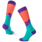 Kompresijske čarape Warg Runner W plava/narančasta
