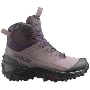 Ženske zimske cipele Salomon Crosstrak Powder Wp W smeđa Nine Iron / Shark / Phantom