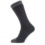 Vodootporne čarape SealSkinz Wiveton crna/siva