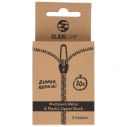 Gadget za putovanja ZlideOn Multipack Metal & Plastic Zipper crna