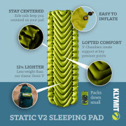 Strujnjača na napuhavanje Klymit Static V2