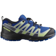 Dječja obuća Salomon Xa Pro V8 Waterproof plava Nautical Blue / Black / Sharp Green