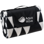 Deka za piknik Aquawave Triangle Blanket crna/bijela GeometricPrint