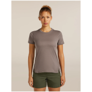 Ženska funkcionalna majica Icebreaker 150 MerinoFine™ Ace SS Tee svijetlosmeđa PORCINI