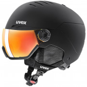 Skijaška kaciga Uvex Wanted Visor crna black mat