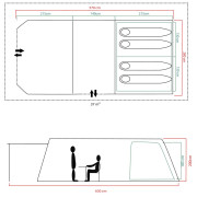 Obiteljski šator Coleman Fastpitch Victoria Falls 4