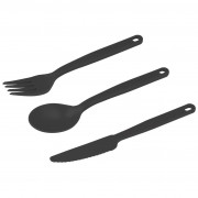 Set pribora za jelo Sea to Summit Camp Cutlery Set - 3pc crna
