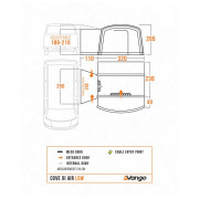 Šator za kamper Vango Cove III Air Low