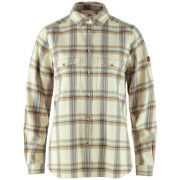 Ženska košulja Fjällräven Övik Heavy Flannel Shirt W bež Chalk White-Fossil