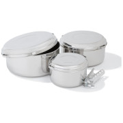 Set posuđa MSR Alpine 4 Pot Set srebrena