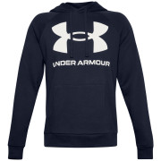 Muška dukserica Under Armour Rival Fleece Big Logo HD (22) tamno plava Midnight Navy/Onyx White