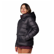 Ženska zimska jakna Columbia Harmony Falls™ Hooded Down Jacket crna Black