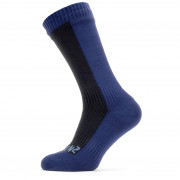 Vodootporne čarape SealSkinz Waterproof Cold Weather Mid plava/crna Black/NavyBlue