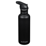 Boca od nehrđajućeg čelika Klean Kanteen Classic 27oz (w/Flip Seal Sport) crna Black