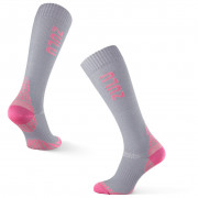 Kompresijske čarape Zulu Run Compression W siva/žuta