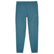 Muške trenerke 4F Trousers Fnk M682 plava TEAL MELANGE