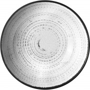 Tanjur Brunner Tivoli Deep plate bijela/crna