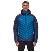 Muška pernata jakna Mammut Broad Peak IN Hooded Jacket Men plava / svijetloplava