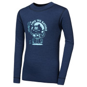 Dječja funkcionalna majica Sensor Merino DF Planet Deep Blue tamno plava Deep Blue