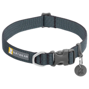 Ogrlica za psa Ruffwear Hi & Light™ Collar crna Basalt Gray