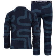 Dječje funkcionalno donje rublje Didriksons Jadis Kids Pr Set 5 Path Navy