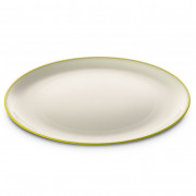 Tanjur Omada SANALIVING Dinner Plate 24xh2cm bijela/zelena