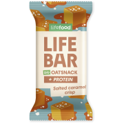Energetska pločica Lifefood Lifebar Oat Snack Protein slaný karamel BIO 40 g