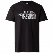 Muška majica The North Face M S/S Woodcut Dome Tee crna Tnf Black