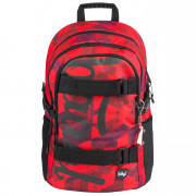 Školska torba Baagl Skate crvena