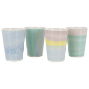 Set šalica Bo-Camp Cup Barfleur 4p melamine mješavina boja Pastel